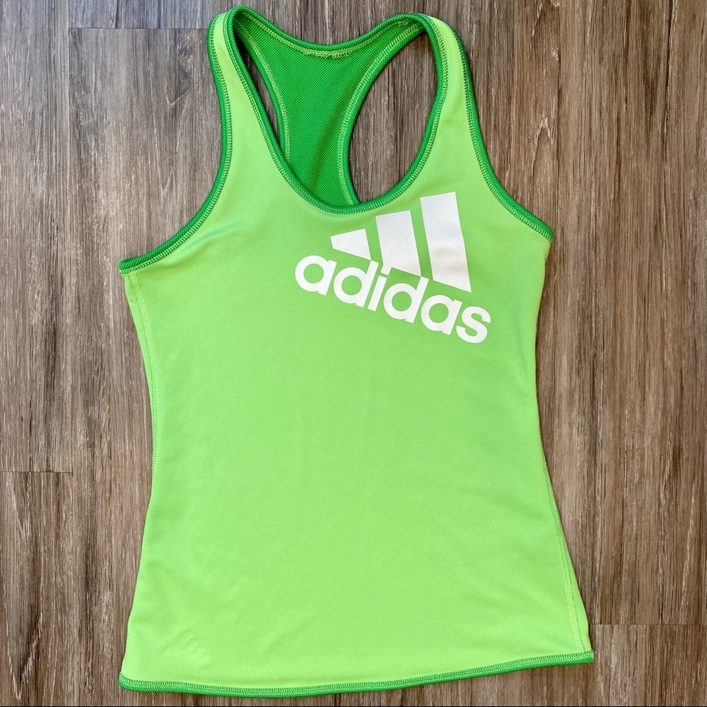 Adidas Green Reversible Racerback Tank Top - Picture 7 of 7